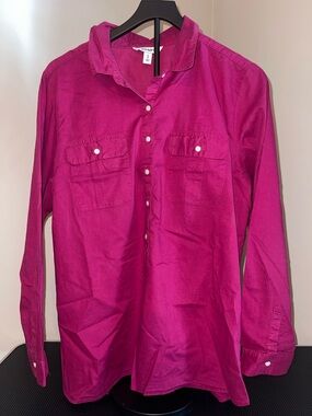 Old Navy women's Button-Down Shirt - Fuchsia/Magenta size XL